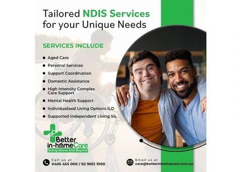 Trusted NDIS Service Provider in St Marys, 02 9051 1000 | Betterinhomecare