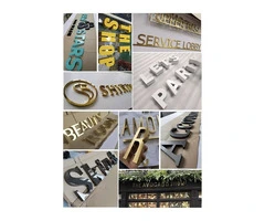 3D Letters for Modern Business Branding and Signage