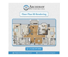Professional 3D Floor Plan Rendering Services for Real Estate Project