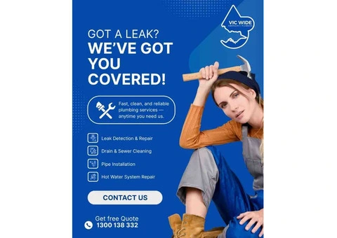 GOT A LEAK? WE’VE GOT YOU COVERED