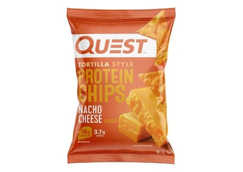 Buy Quest Tortilla Style Protein Chips Nacho Cheese 32g Australia