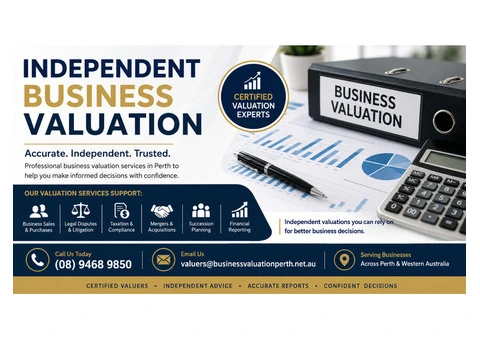Professional Business Valuation Services in Perth