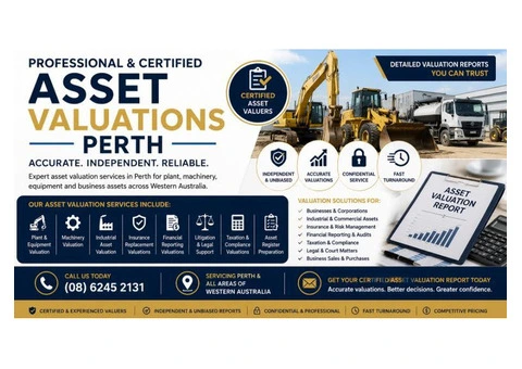Professional Asset Valuation Services in Perth