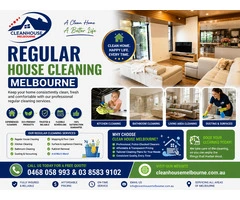 Regular House Cleaning Melbourne | Maintain a Spotless Home with Clean House Melbourne
