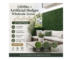 Lifelike Artificial Hedges Wholesale Across Australia at Great Prices