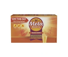 Buy Metamucil Fibre On The Go Powder Australia | Orange Smooth | 30 Pack