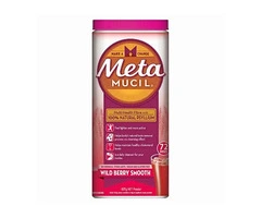 Buy Metamucil Wild Berry Smooth Fibre Powder Australia | 425g - 72 Doses | 673g - 114 Doses