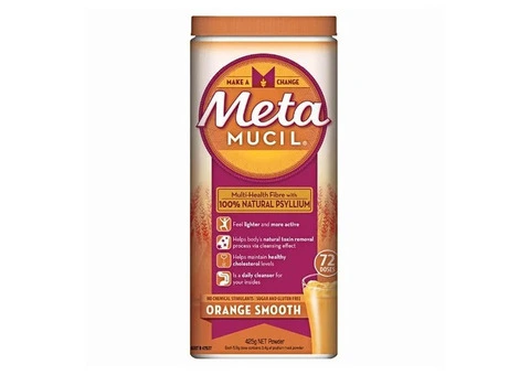 Buy Metamucil Orange Smooth Fibre Powder 114 Doses 663g | Australia