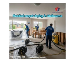 Flooded Carpet Drying in Melbourne | Fast Emergency Service