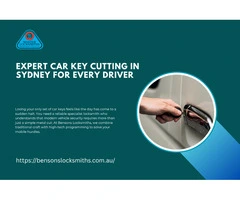 Expert Car Key Cutting in Sydney for Every Driver