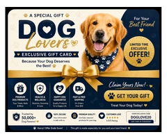 Dog Lovers Special – Free Gift Card Reward!