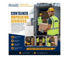 Container Unpacking Services in Melbourne