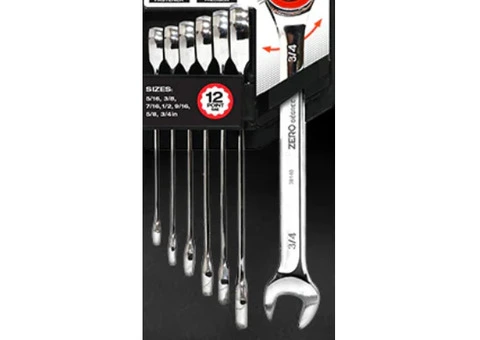 Ratchet spanner set 7 piece METRIC - 3/3