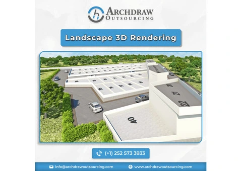 Photorealistic 3D Landscape Rendering Services for Real Estate & Architects