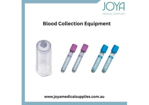 Buy Blood Collection Equipment Australia - Joya Medical Supplies