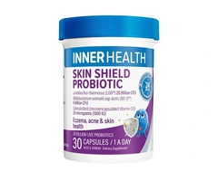 Buy Inner Health Skin Shield Probiotic 30 Capsules Australia | Health Supplements