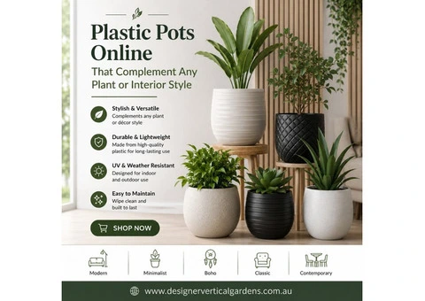 Plastic Pots Online That Complement Any Plant or Interior Style