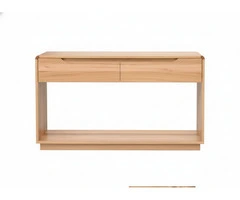 Functional Timber Consoles Table That Fit Entry Spaces
