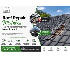 Roof Repair Mistakes That Adelaide Homeowners Need to Avoid