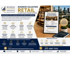 Business Valuation Retail Services Brisbane | Certified Business Valuers