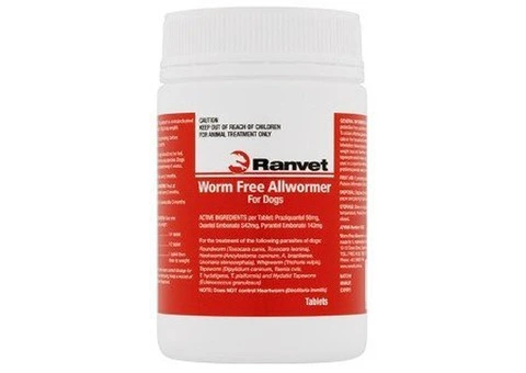 Ranvet Worm Free Allwormer for Dogs