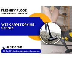 Wet Carpet Drying Sydney – Emergency Water Damage Service