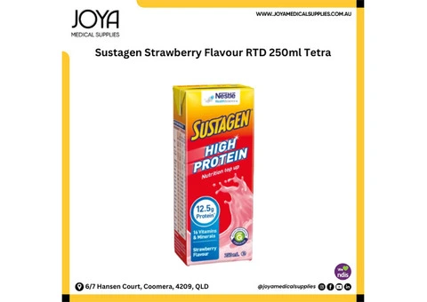 Sustagen Strawberry Flavour RTD 250ml Tetra - Joya Medical Supplies