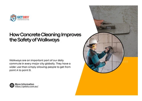How Concrete Cleaning Improves the Safety of Walkways