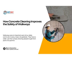 How Concrete Cleaning Improves the Safety of Walkways