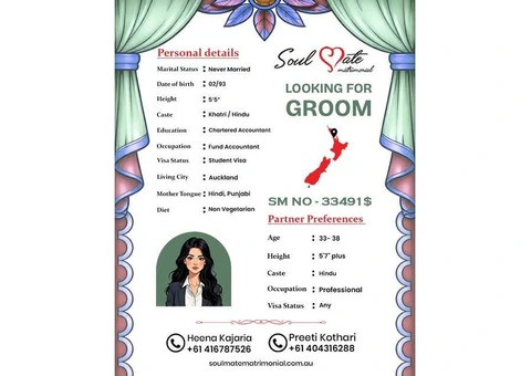 Reliable Matrimonial Services for Hindu Grooms in Australia