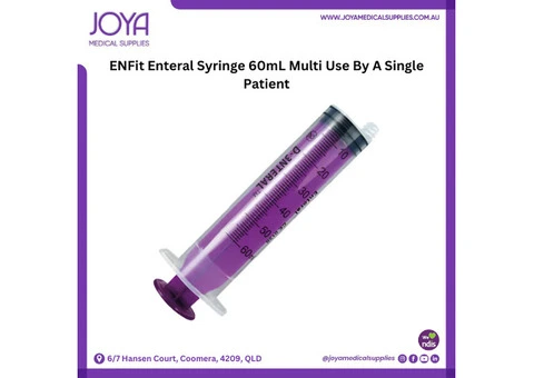 ENFit Enteral Syringe 60ml Single Use - Joya Medical Supplies