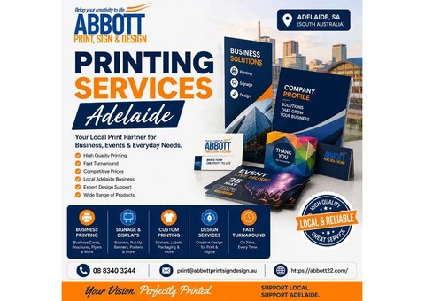 Need Professional Printing Services Adelaide? We’ve Got You Covered!