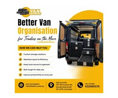Better Van Organisation for Tradies on the Move