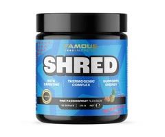 Buy Famous Nutrition Shred Pine Passionfruit 175g Australia