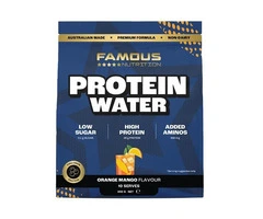 Buy Famous Nutrition Protein Water Orange & Mango 300g Australia