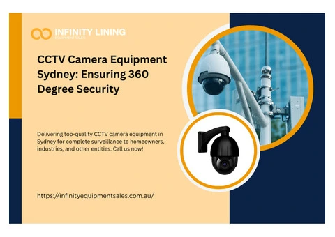 CCTV Camera Equipment Sydney for Advanced Security Solutions