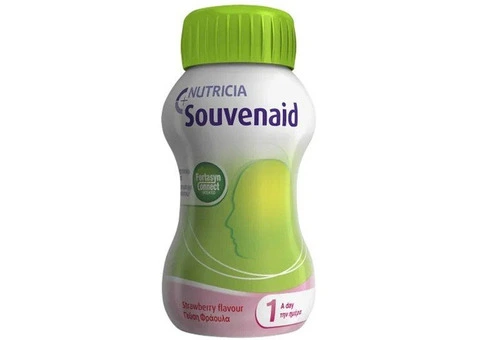 Souvenaid Strawberry Liquid Memory Support Drink 4×125ml