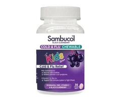 Sambucol Kids Cold & Flu Chewable Tablets – 36s