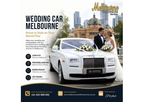 Wedding Car Melbourne | Luxury Wedding Cars Hire Services
