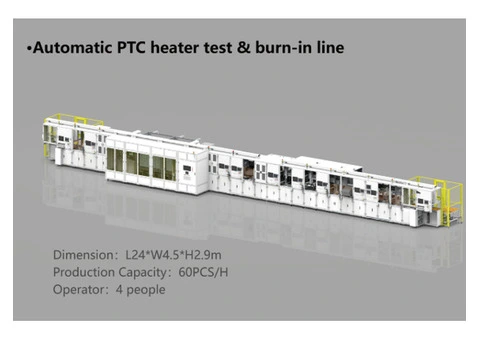 Automatic PTC heater test & burn-in line