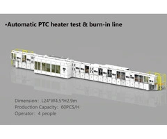 Automatic PTC heater test & burn-in line