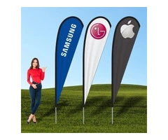 Professional Teardrop Banners for Trade Shows and Exhibitions