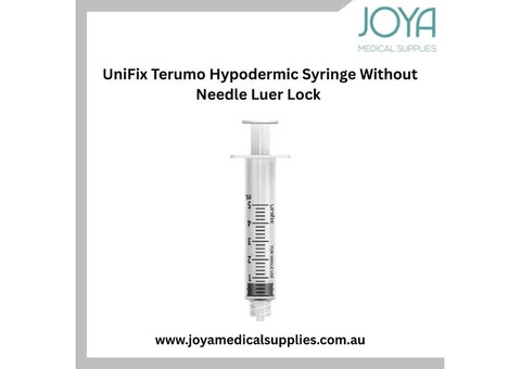 UniFix Terumo Hypodermic Syringe Without Needle Luer Lock 5ml - Joya Medical Supplies