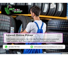 Lowest Online Prices on Tyres – 24/7 Mobile Tyre Service Melbourne