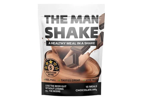 Buy The Man Shake Meal Replacement Chocolate 840g Australia