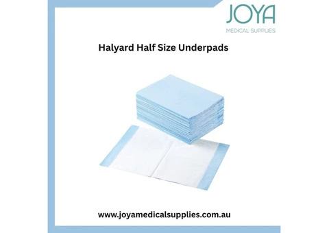 Buy Halyard Half Size Underpads 5Ply 39.5x27.5cm - Joya Medical Supplies | Australia