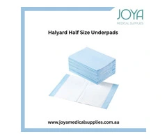 Buy Halyard Half Size Underpads 5Ply 39.5x27.5cm - Joya Medical Supplies | Australia