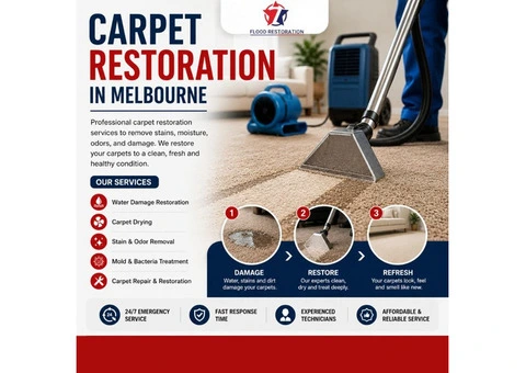 Carpet Restoration in Melbourne – Fast & Professional Service