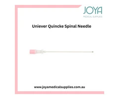 Get Uniever Quincke Spinal Needle - Joya Medical Supplies | Australia