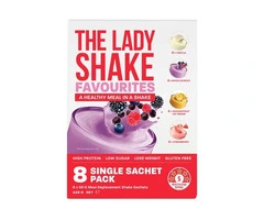 Buy The Lady Shake Meal Replacement Variety 56g x 8 Sachets Australia